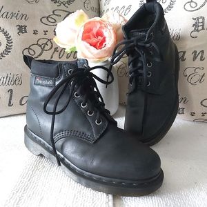 Dr Martens leather combat boots Thinsulate lined winter black